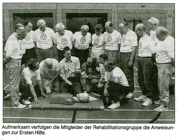 30 Jahre „Koronare Herzsportgruppe“ beim TuS 96 Hilden